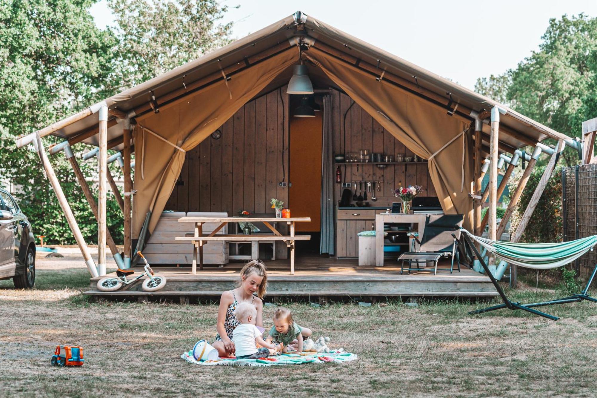 Glamping Holten Luxe Safaritent 1 Exteriér fotografie